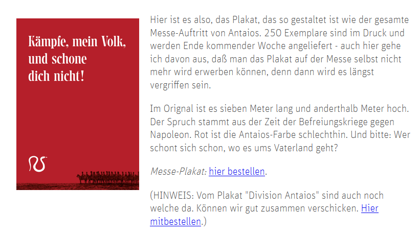 Verlag_Antaios's tweet photo. Aus dem aktuellen Rundbrief von Kubitschek: https://t.co/lcWHOmEYVQ