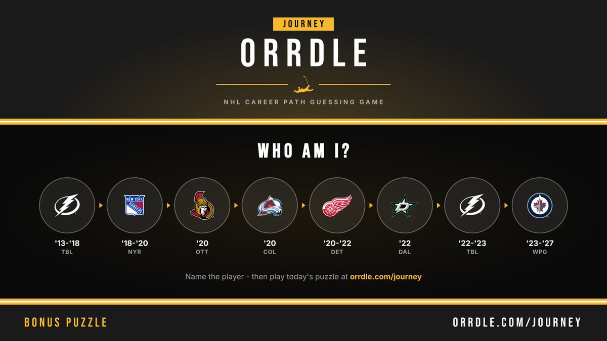 Orrdle_game's tweet photo. Hey Jets fans, can you guess this player? #GoJetsGo
New puzzle every day - link in bio. https://t.co/118cEBFROb
