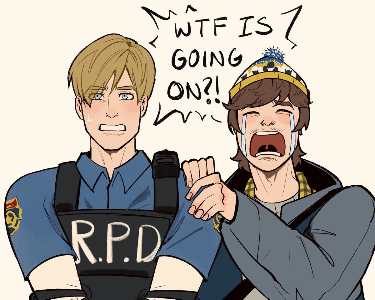 nithitea_'s tweet photo. LeBryan?❌, LeBron?✅ #ResidentEvil  #bryanhodukavich #leonkennedy https://t.co/z88pGkbRlg