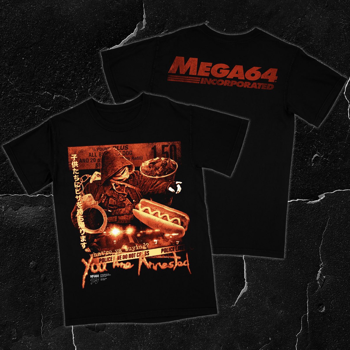 mega64's tweet photo. Yes, it’s the 20th ANNIVERSARY of our RE4 video… and to celebrate, we are releasing the FULL TAPE of the audio of our police detainment. The cops never removed our microphones when they interrogated us. We made copies of the tape and now you can own it. This is a ONE TIME only thing. And a shirt too!