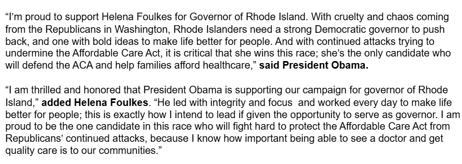 kathyprojo's tweet photo. @HelenaBFoulkes touts endorsement from former President Obama: https://t.co/NiIAWh3ukd