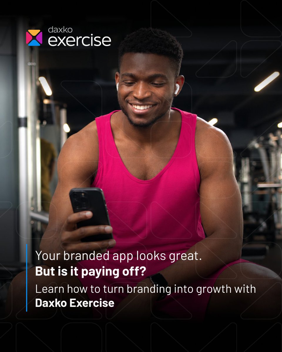 exercise's tweet photo. A branded app should do more than look good on your members’ phones.

Daxko Exercise connects booking, workouts, payments, and member engagement so your app becomes a real business asset, not a vanity project.

Full guide 👇
https://t.co/S1vfvDaxgB

#DaxkoExercise https://t.co/uHsQ8A9THf