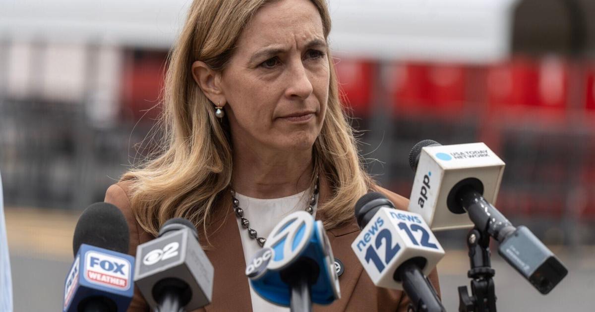 ThePressofAC's tweet photo. Two congressional committees issued subpoenas Wednesday to Gov. Mikie Sherrill, saying officials have been stymied in their attempts to get more information about how thousands of non-citizens were registered to ➡️ Find link to story in bio https://t.co/QmEtgPB3Al