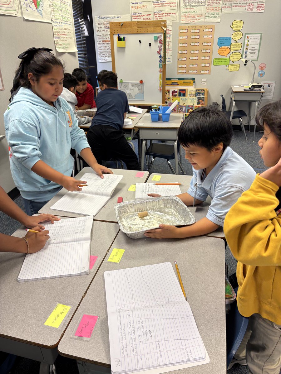 HicksTigers's tweet photo. 🌊 Science in action! Ms. Guevara’s 4th graders explored and visualized how waves move. Making abstract concepts concrete through experiments is what learning is all about! 🔬💡 #STEM #HandsOnLearning @AliefScience https://t.co/98uGxY1Brg