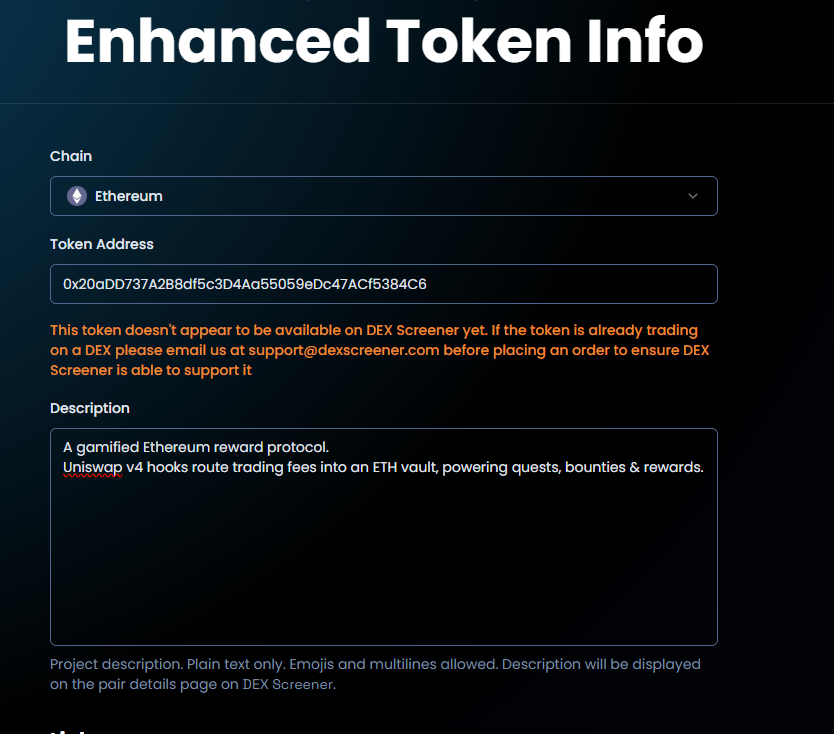Ethereum_craft's tweet photo. Launch update ⚠️

Honestly, the $ETHCRAFT launch was a complete failure.  and I got it wrong.

The sell tax was set too high at launch, which made selling unviable and trading broke down. On top of that, I couldn’t get DEXScreener paid in time. That’s all on me.

Every ETH the tax collected is untouched and on-chain, and the early buyers will be made whole before anything else.

I’m going to test the whole launch process properly and come back with a new launch announcement.