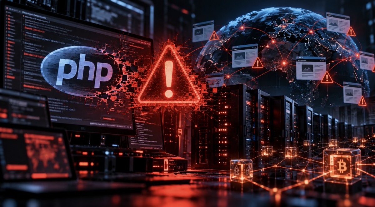 0xDianax's tweet photo. 🚨 BREAKING: Two critical PHP vulnerabilities rated 9.2/10 are putting a massive part of the web at risk.

The flaws could allow attackers to remotely execute code and potentially gain access to servers, files and databases.

Some government websites in Europe were already taken offline as a precaution, while early attack activity has been reported.

PHP has now released emergency security updates and is urging users to patch immediately.

Crypto platforms, dashboards and Web3 services running PHP infrastructure should be checking their systems now.

This could get messy fast.