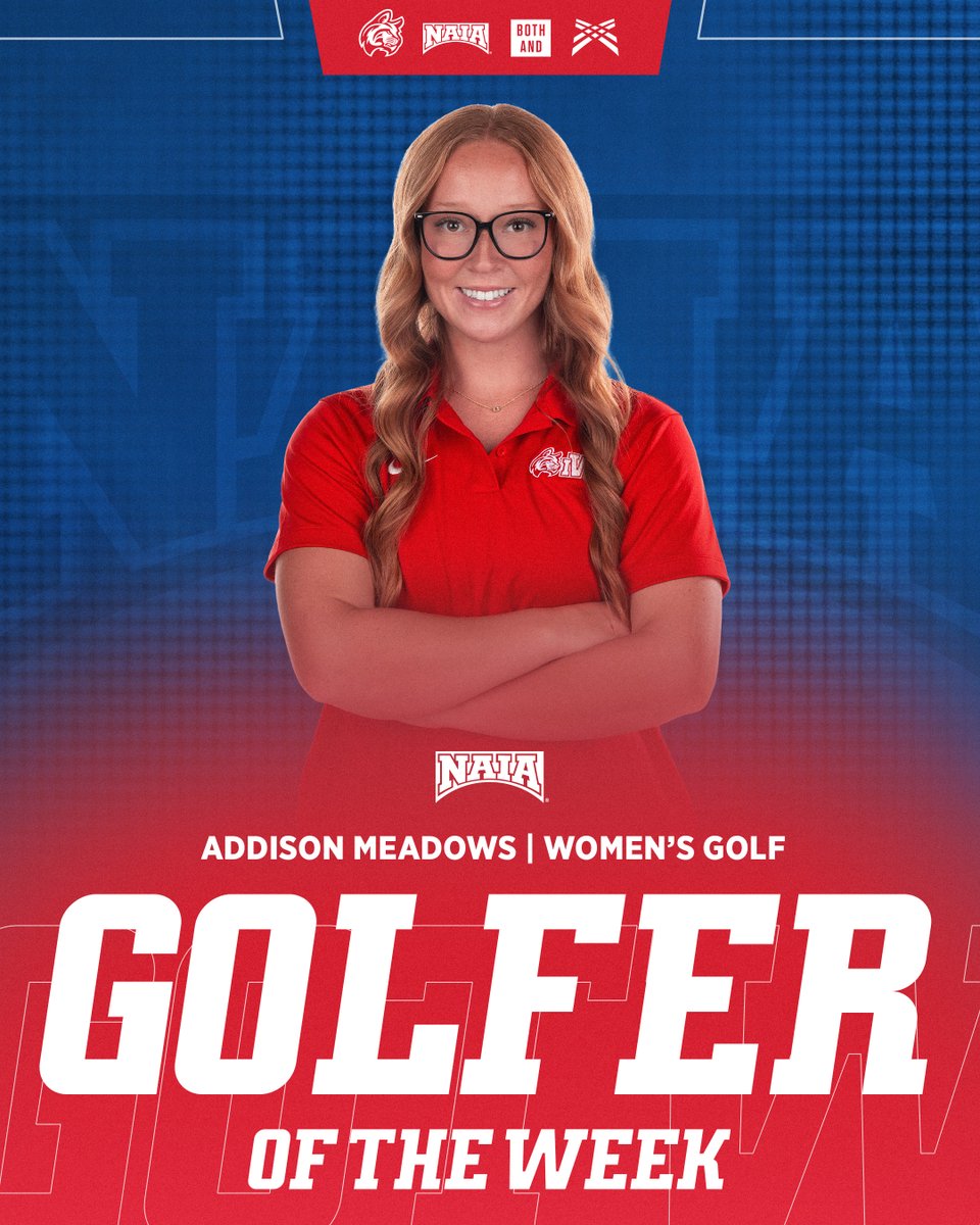IWUWildcats's tweet photo. ⛳️ NAIA GOLFER OF THE WEEK ⛳️

Congratulations to Addison Meadows for being named the @PlayNAIA Women's Golfer of the Week! 😼

#BothAnd #TheRightWayToPlay https://t.co/lAguGKVW4z
