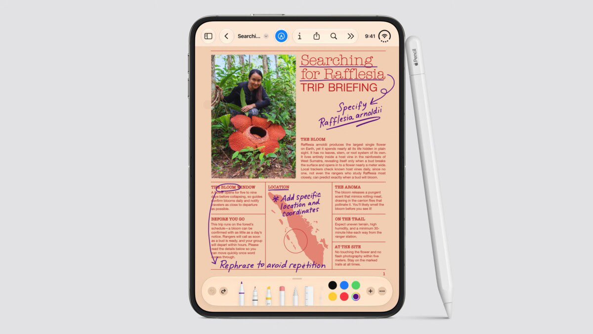 iMathTechs's tweet photo. ✍️ L’Apple Pencil arrive déjà sur l’iPhone Duo !

Bonne nouvelle : iOS 27.2 permettra enfin d’utiliser le stylet d’Apple sur les deux écrans du premier iPhone pliant !

⚠️ Attention, seul l’Apple Pencil USB-C est compatible, pas le modèle Pro. https://t.co/KR5a3e2KGM