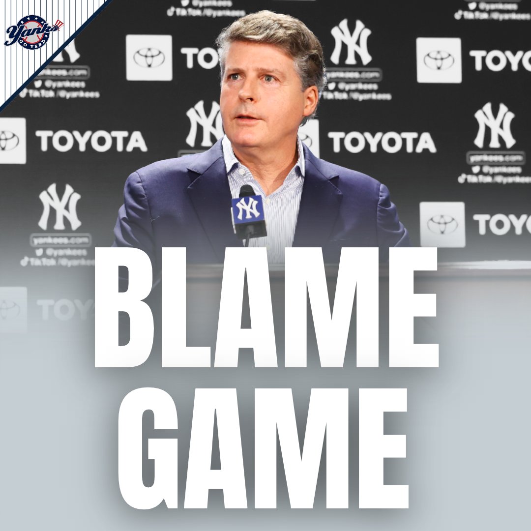 YanksGoYardFS's tweet photo. Speaking to the media on Wednesday, Hal Steinbrenner placed the blame entirely on the Yankees players for the organization coming up short in 2026.

Read more ⬇️ https://t.co/K5DVen7dK7