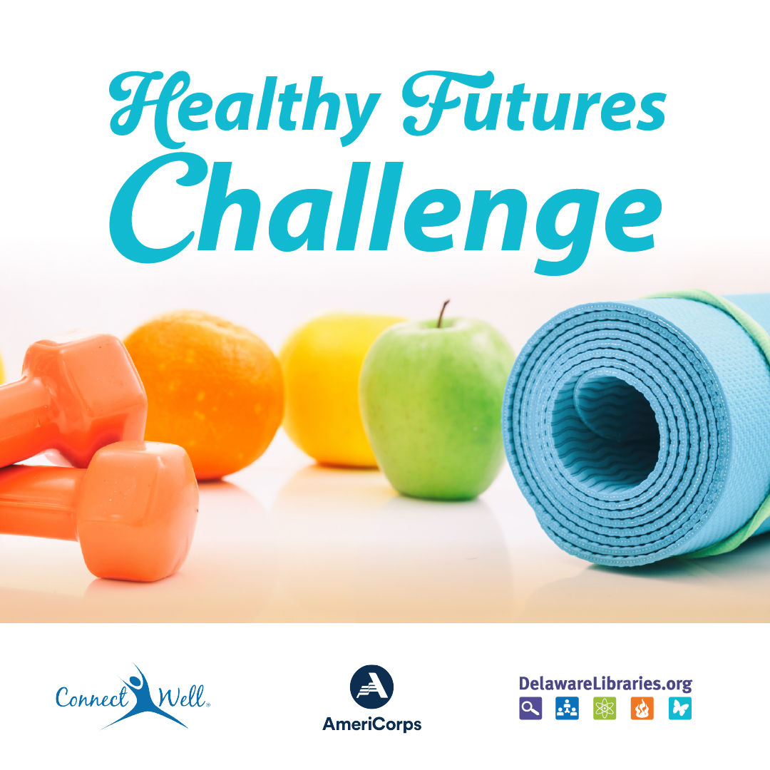 DELibraries's tweet photo. It's not too late! Join the Healthy Futures Challenge on Beanstack! https://t.co/FNPHHKd9jl Discover simple ways to support your health &amp; wellness, track your progress &amp; enter to win a prize! #DELibraries #AmericanHeartAssociation #ConnectWell. #netde https://t.co/UltjwXUR9p