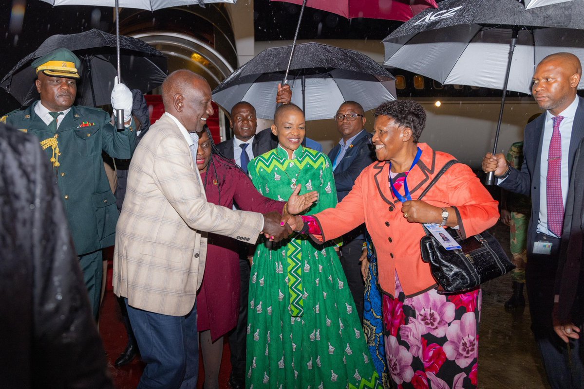 WilliamsRuto's tweet photo. Arrived in Harare, Zimbabwe, for the 25th Summit of the Common Market for Eastern and Southern Africa (COMESA) Heads of State and Government.

At the summit, we will focus on deepening regional integration, strengthening peace and security, accelerating the implementation of the African Continental Free Trade Area, advancing industrialisation, and unlocking the full economic potential of Africa’s natural resources through value addition.