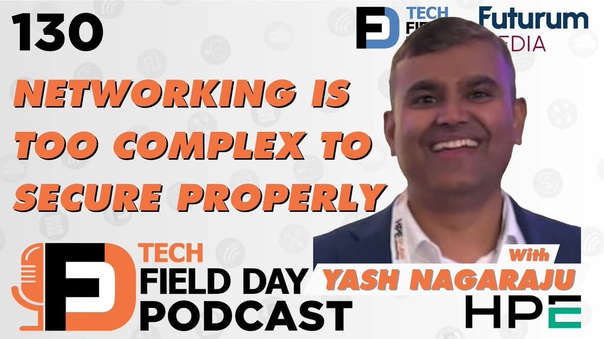 TechFieldDayPod's tweet photo. @NetworkingNerd @HPE @HPE_Networking Networking is Too Complex to Secure Properly Presented by HPE Networking - Tech Field Day Spotlight 🎙️ ▶️ 🌐

🟢 Spotify: https://t.co/vUhNMHckd6 
🍎 Apple Podcasts: https://t.co/U5jT6kMc3j 
@NetworkingNerd @HPE @HPE_Networking 

#TFDPodcast #TFDSpotlight #NFD41 #HPENetworking https://t.co/rvhDyKfbgv