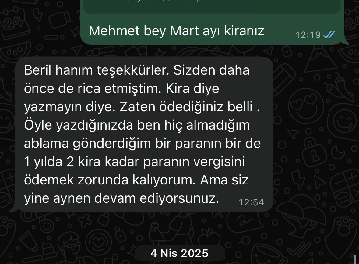 bero3k's tweet photo. Annemin eski ev sahibi de ünlü bir hastanenin doktoruydu ve her zaman bana bunları yazardı. Benim paraya ihtiyacım yok deyip üç kuruş vergiden kaçardı. Asla evin sorunlarıyla ilgilenmezdi,leş gibi bir karakter ve egosu vardı. 2.5 sene zor tahammül ettik. Hepsi ayrı pislik! https://t.co/skKaLgH9Er