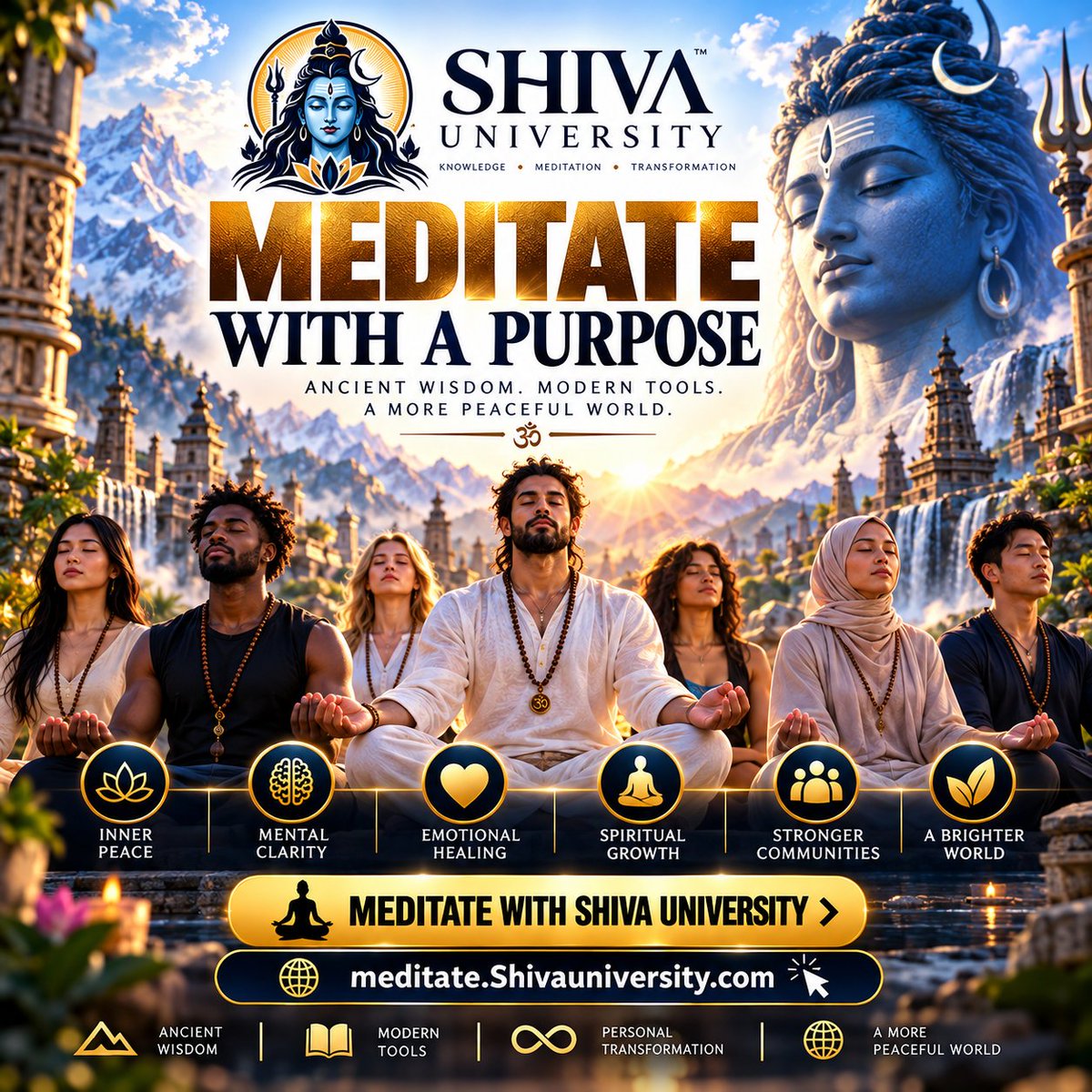memphispress_'s tweet photo. MEDITATE WITH A PURPOSE. FIND INNER PEACE. TRANSFORM YOUR LIFE. 🙏✨ Begin with Shiva University: #ShivaUniversity #Meditation #InnerPeace https://t.co/NUipr6negP