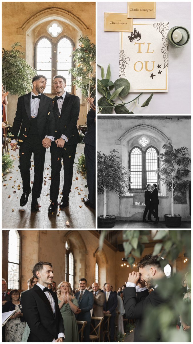 NotSoLittleC's tweet photo. the day I got a ✨ husband ✨

a little reminder, that gay marriage was only legalised in 2014 in the UK 

it's so special to be able to look at these photos, knowing they're the kind of images I would have seen on tumblr as a 14 year old that gave me hope for the future. https://t.co/EW85EAmKXK