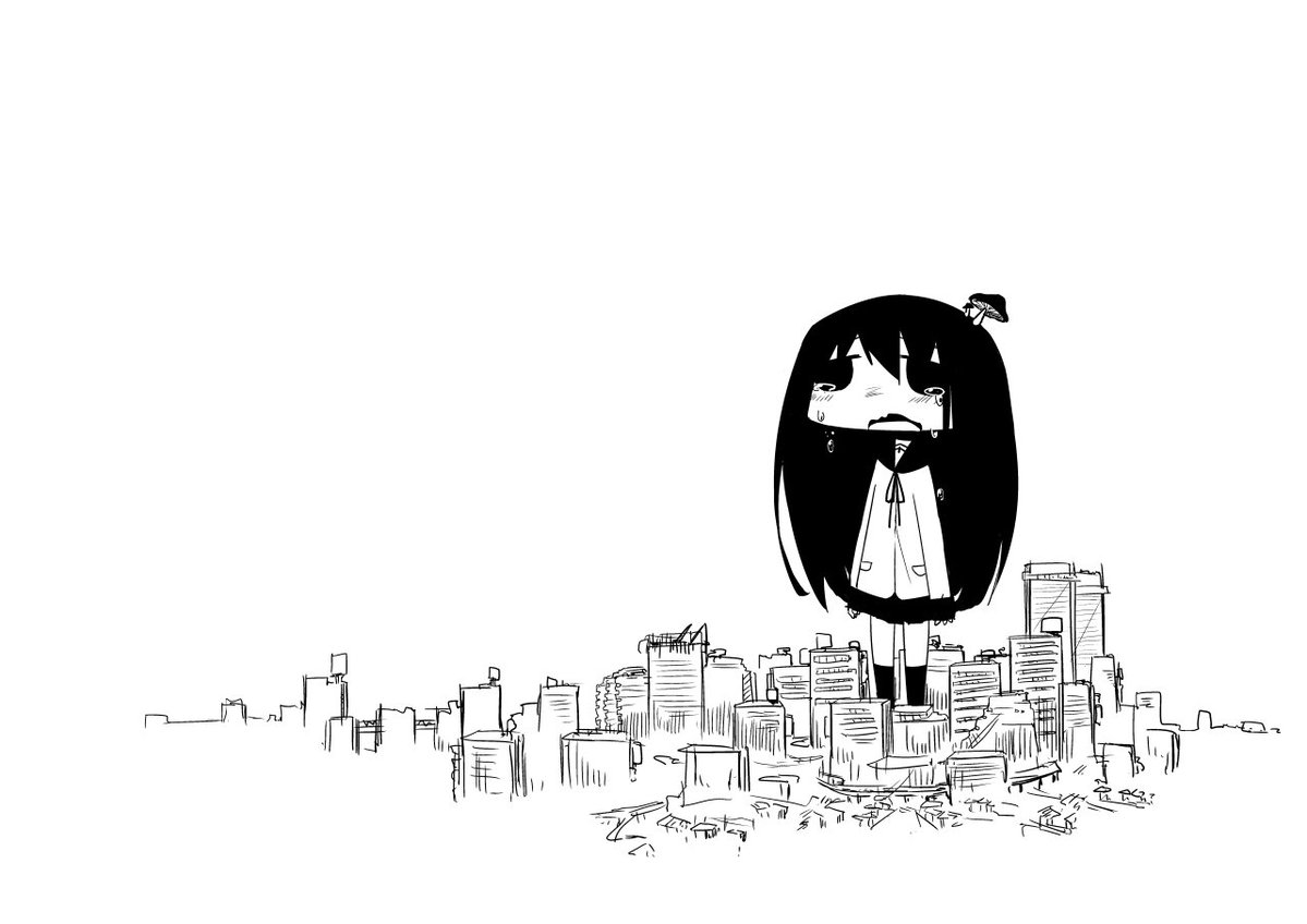 PupGirlieBark's tweet photo. When oomfie resizes me into the size of a fucking kaiju but then I start crying because I remembered what happens if you try to resize a animal, such as the human, to such that size: https://t.co/JYJome3MoT