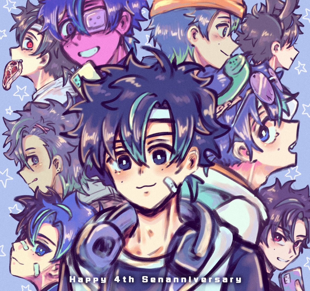 CITY_BUN's tweet photo. 👾💙
#Happy4thSenanniversary 
#SenasArt https://t.co/fFA8r0etwp