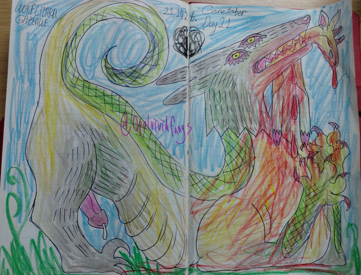 Opalvividfangs's tweet photo. #goretober2026 #goretoberxxanemia

Day 21 Hunted 🐺🦎🩸🦌

#abstractexpressionism https://t.co/xDFHpVA9SF