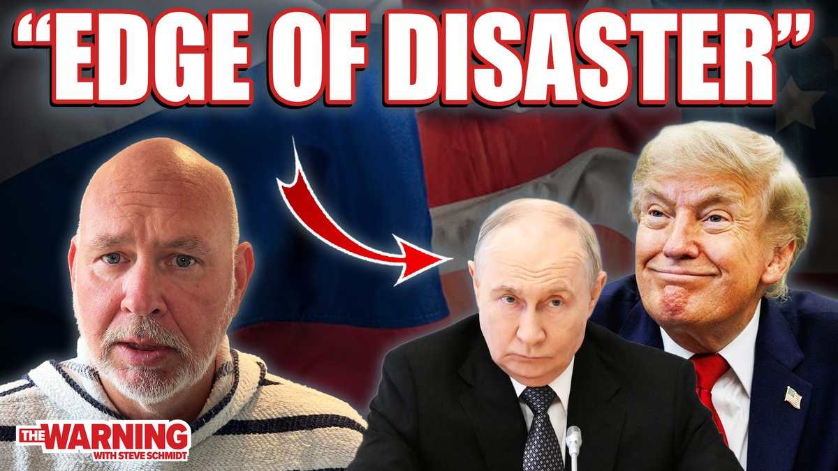 SteveSchmidtSES's tweet photo. Steve Witkoff called dictator Vladimir Putin a humanitarian. With 13 days before the midterms, I break down how Donald Trump is Putin’s puppet and why America must reclaim its moral clarity.

https://t.co/r4JwGKfUnS https://t.co/RRoGG9xheB