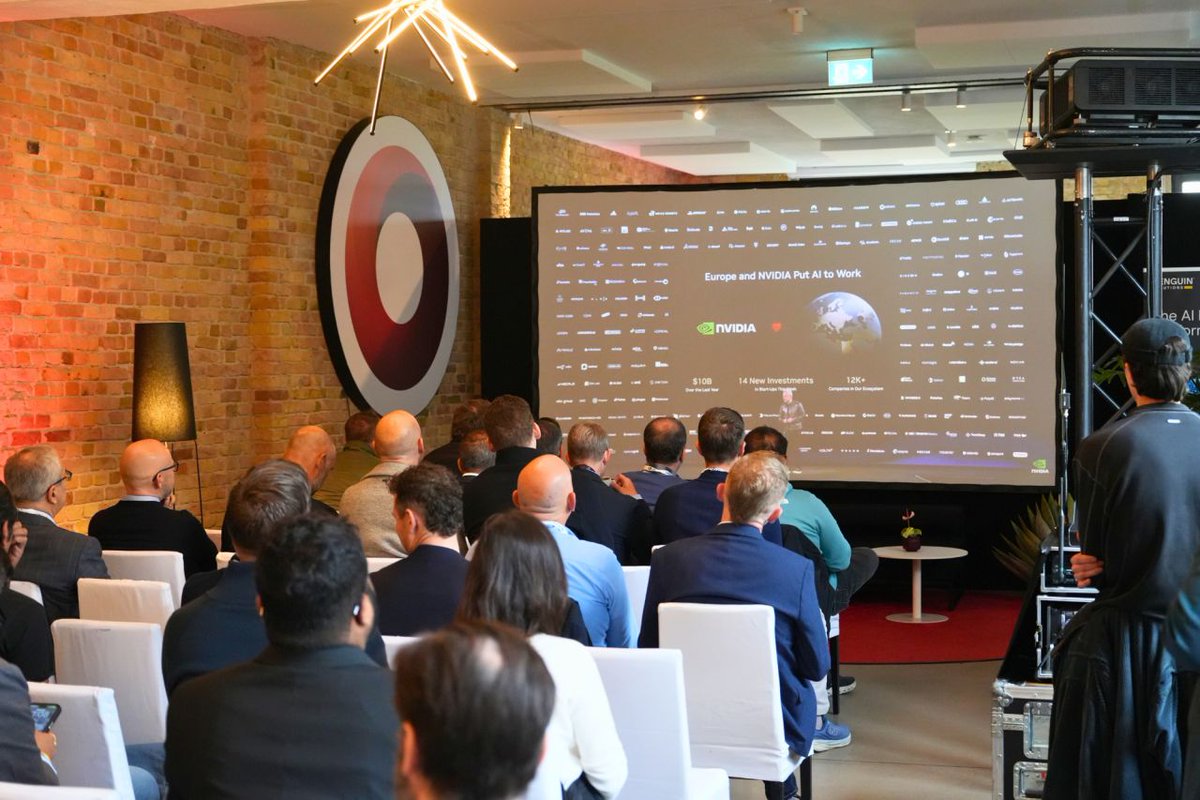 DDNintelligence's tweet photo. Standing room only, Jensen on the screen, and Berlin bringing the energy! 🔥

The DDN Watch Party drew a packed crowd of customers, partners, and the DDN team to catch the latest from NVIDIA GTC, connect, and talk about what's next for AI Infrastructure.

📍 Find us at DDN booth #3012

Come meet the team, continue the conversation, and see how DDN is helping turn AI ambition into real-world performance.

#NVIDIAGTC