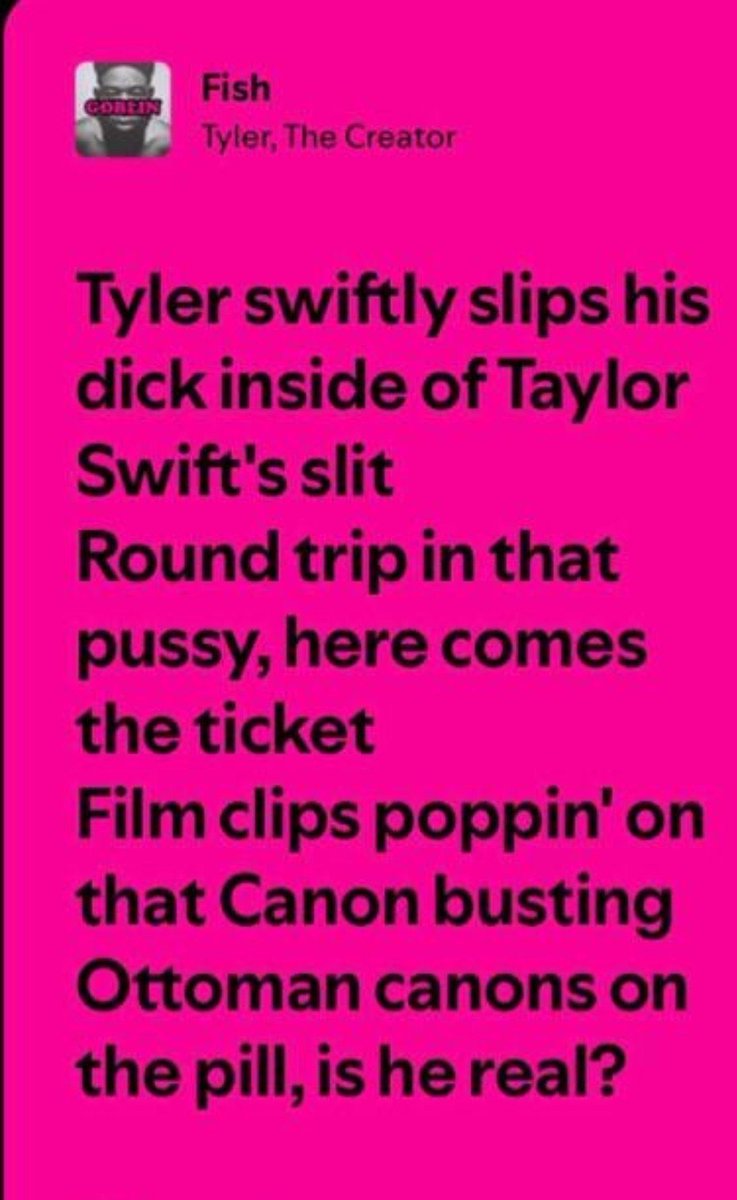 taysfaggot's tweet photo. So apparently there’s a group chat of Taylor Swifties threatening to unalive Tyler the creator https://t.co/IX2C7WjTua