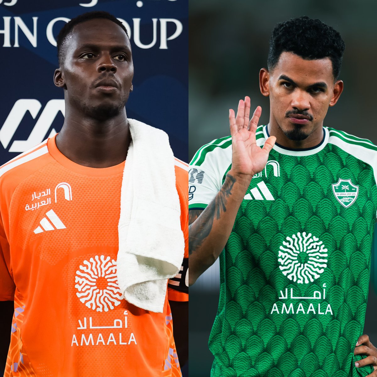 diario_AFC's tweet photo. 🚨 الرياضية |

سيغيب الثنائي جالينو وميندي عن مواجهة الخليج لإكمال برنامجهم العلاجي. https://t.co/70fBqDokFN