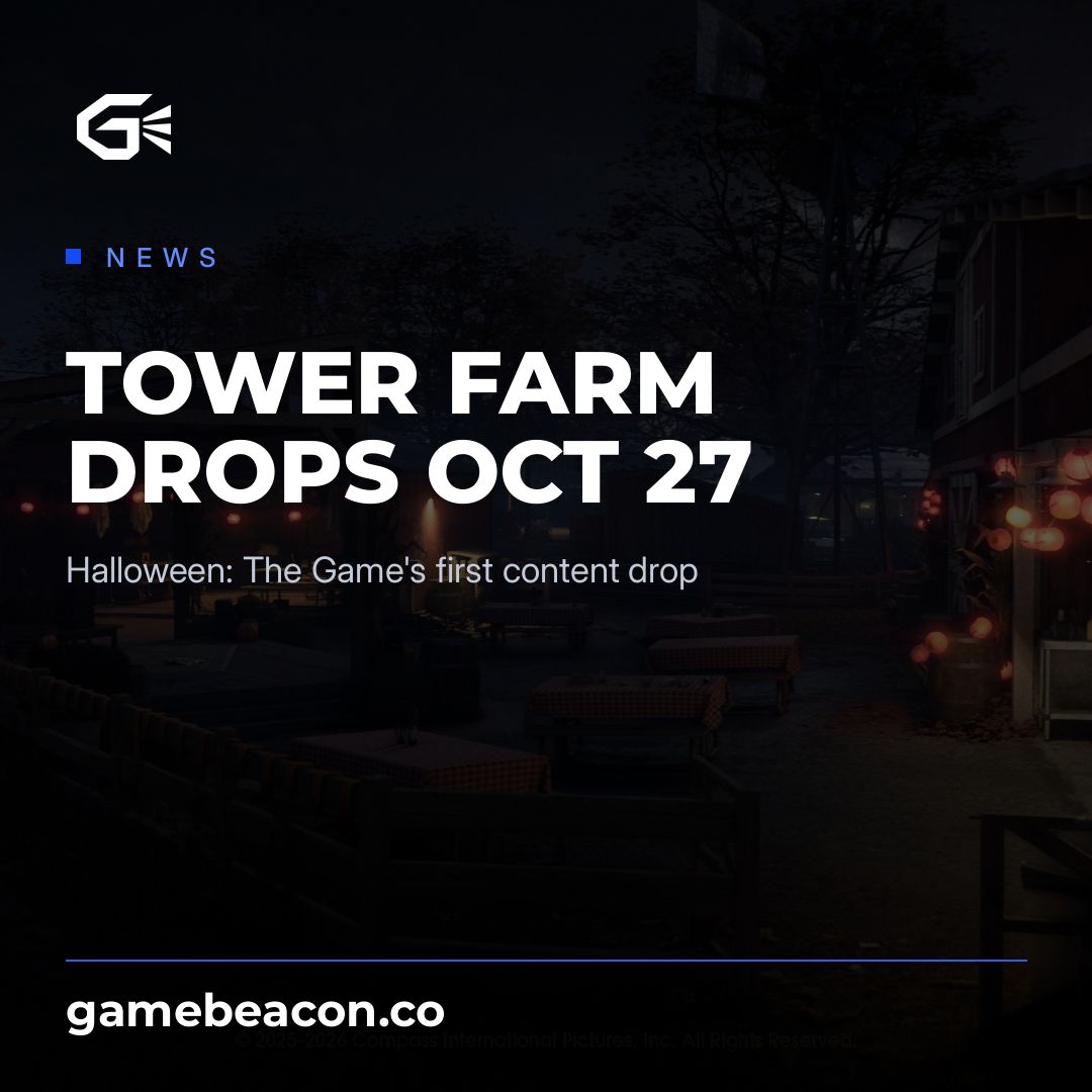 GameBeaconX's tweet photo. Michael Myers is getting a scythe. Halloween: The Game's first content drop lands October 27 with a free Tower Farm map, Halloween 5 and 2018 Myers skins, new civilians and costume packs.

https://t.co/DTcBccguzX

#HalloweenTheGame #HorrorGames #GamingNews https://t.co/DVSYAdMmIU
