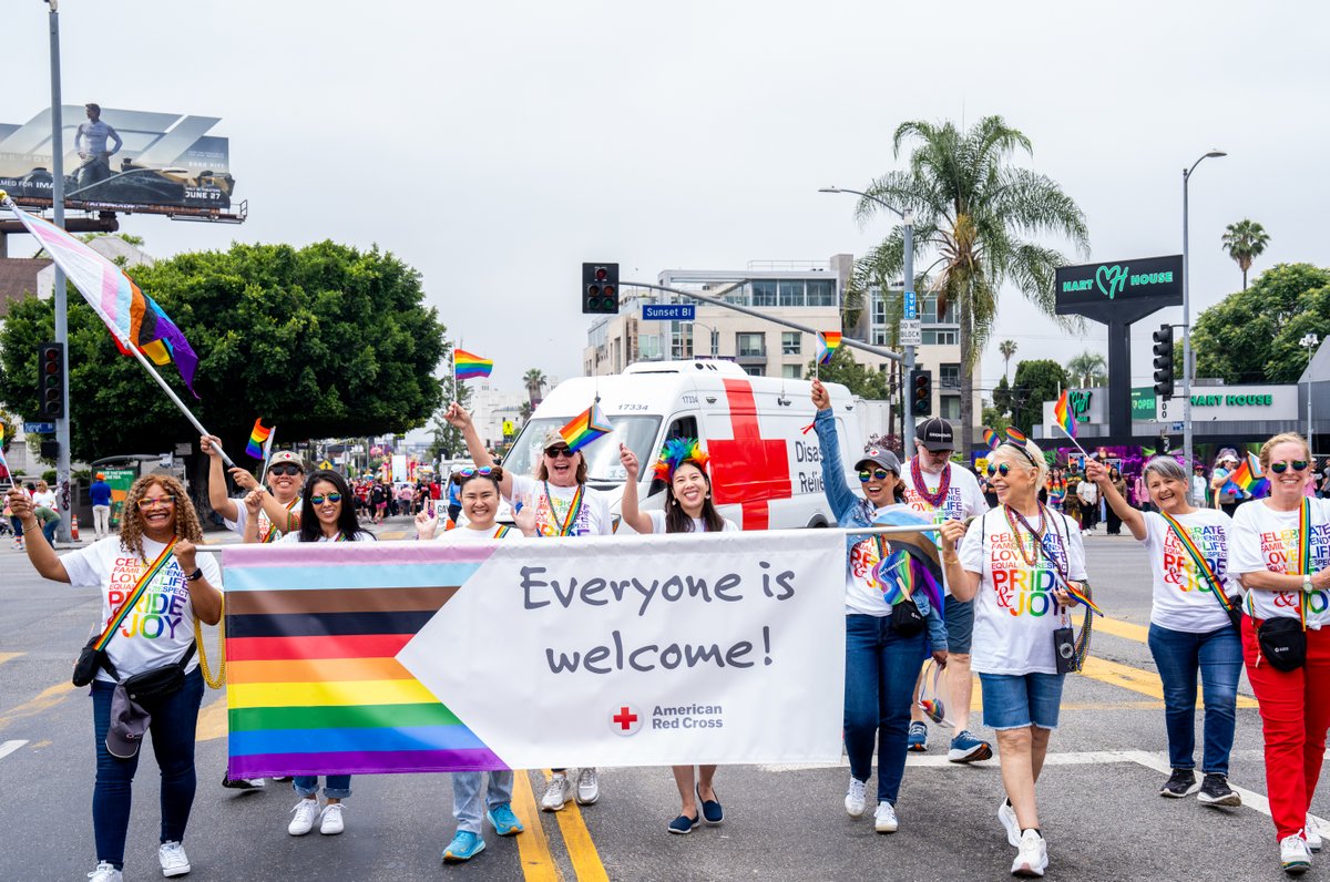 RedCrossLA's tweet photo. This LGBTQ+ History Month, we celebrate the history, resilience and contributions of the LGBTQ+ community. 🏳️‍🌈❤️

Together, advocacy, research and progress have helped create more opportunities for people to help save lives through blood donation. https://t.co/meUNmRu6ve