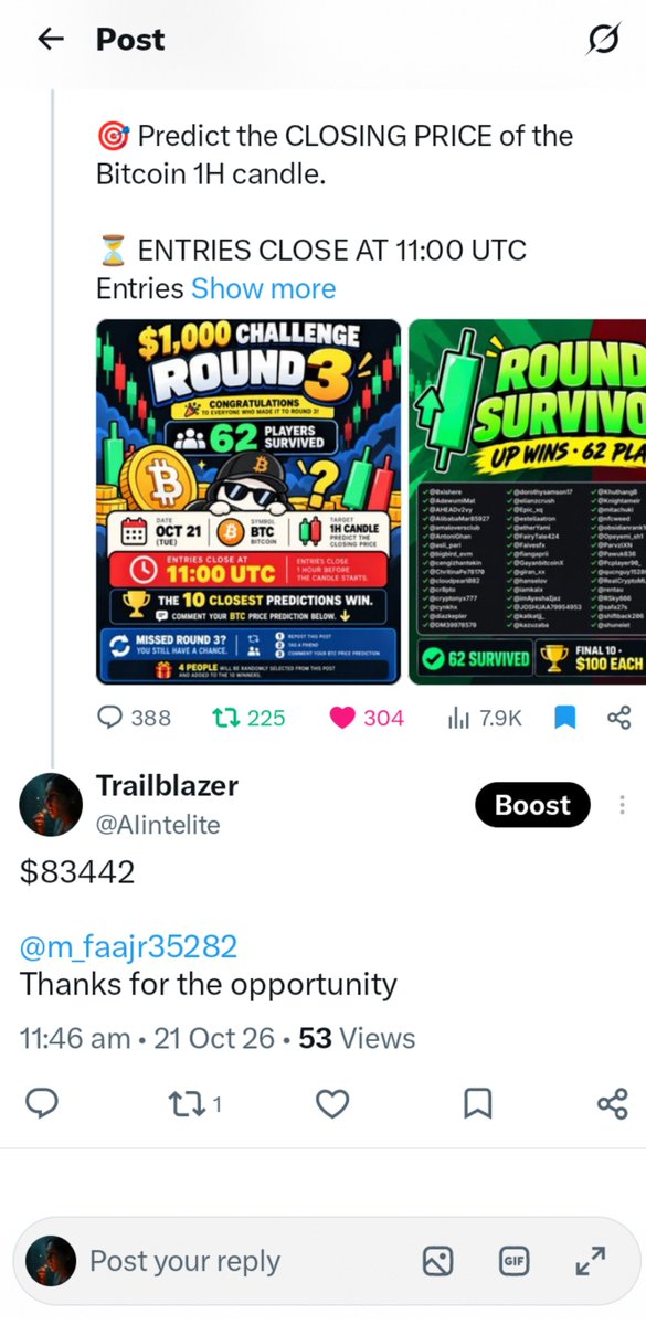 AIintelite's tweet photo. @HYNSAEWOOO @obsicurae Here's mine, I predicted 83442 https://t.co/6dSuIX7gLY