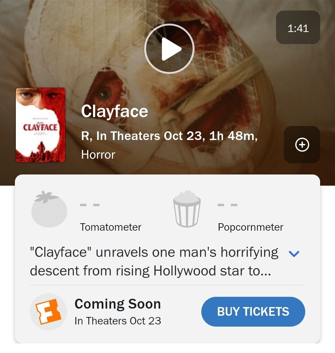 mjarbo's tweet photo. I think I finally figured out what’s actually interesting about this whole CLAYFACE review situation.

While everyone was focused on that one negative Rotten Tomatoes review, the official CLAYFACE account was already pushing positive Letterboxd reactions from people who saw the movie at public screenings.

And that got me thinking.

The critic embargo doesn’t lift until today.

But DC was perfectly happy letting audience reactions hit first.

So my theory is that they wanted Letterboxd to establish the conversation before Rotten Tomatoes did.

Let people walk out excited, post their scores, talk about the movie, and then use those reactions as free marketing before the critics even get to publish.

That actually makes a lot of sense.

The Josh Wilding drama was probably just an unintended consequence of that rollout. One negative review slipped into the conversation early and suddenly everybody was arguing about embargoes instead of noticing the studio was already promoting audience sentiment.

And that’s the part I find interesting.

Because if studios are starting to care more about what Letterboxd users are saying before the Tomatometer even exists, that tells you something about where movie marketing is going.

Rotten Tomatoes might not be the first battlefield anymore.

And if I'm right, we're watching the decline of the movie critic in real time.