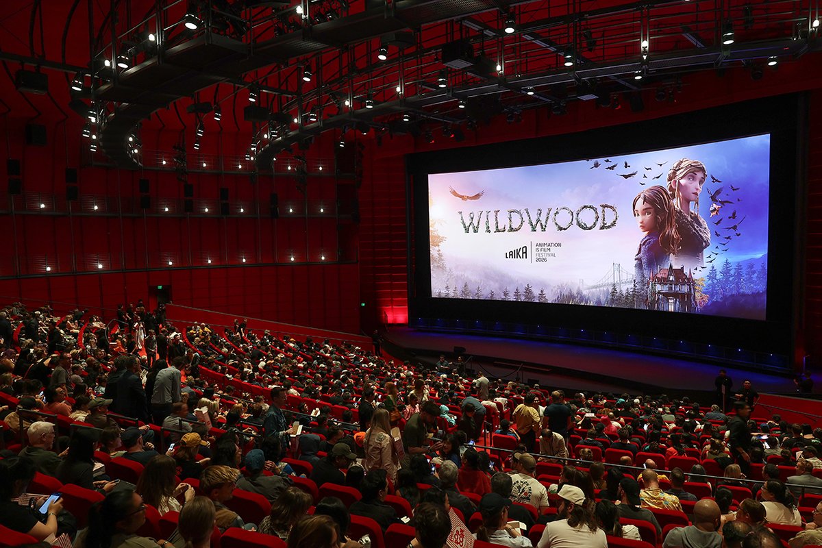 AnimationIsFilm's tweet photo. What a wonderful night with @LAIKAStudios and director Travis Knight. 🍃

Thank you for joining us to celebrate WILDWOOD and the incredible 15-year journey behind the film.

Our huge congratulations to LAIKA. We can’t wait for the world to experience WILDWOOD.

📸 John Salangsang https://t.co/PXp1gmc03j
