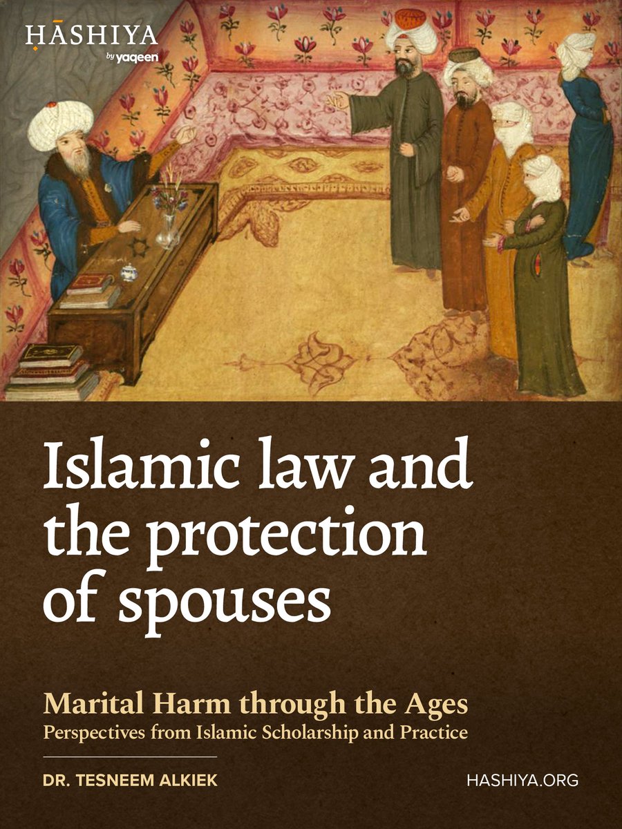 hashiyaofficial's tweet photo. Long before the concept of marital harm entered Western legal discourse, Muslim jurists had already built a framework for adjudicating claims arising from it.

| A THREAD https://t.co/aR0k0N0KIW