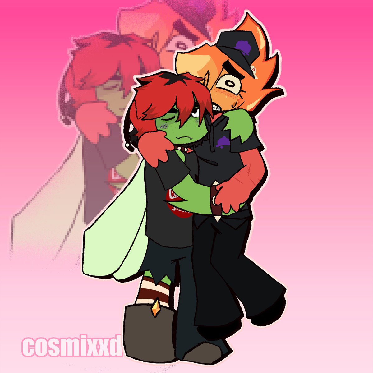Cosmixxd's tweet photo. More #swapslice ! 

Their names are Marlo(Manny) and Mandy(Margo) now!

#FUNHOUSE https://t.co/lgEukBRlDT