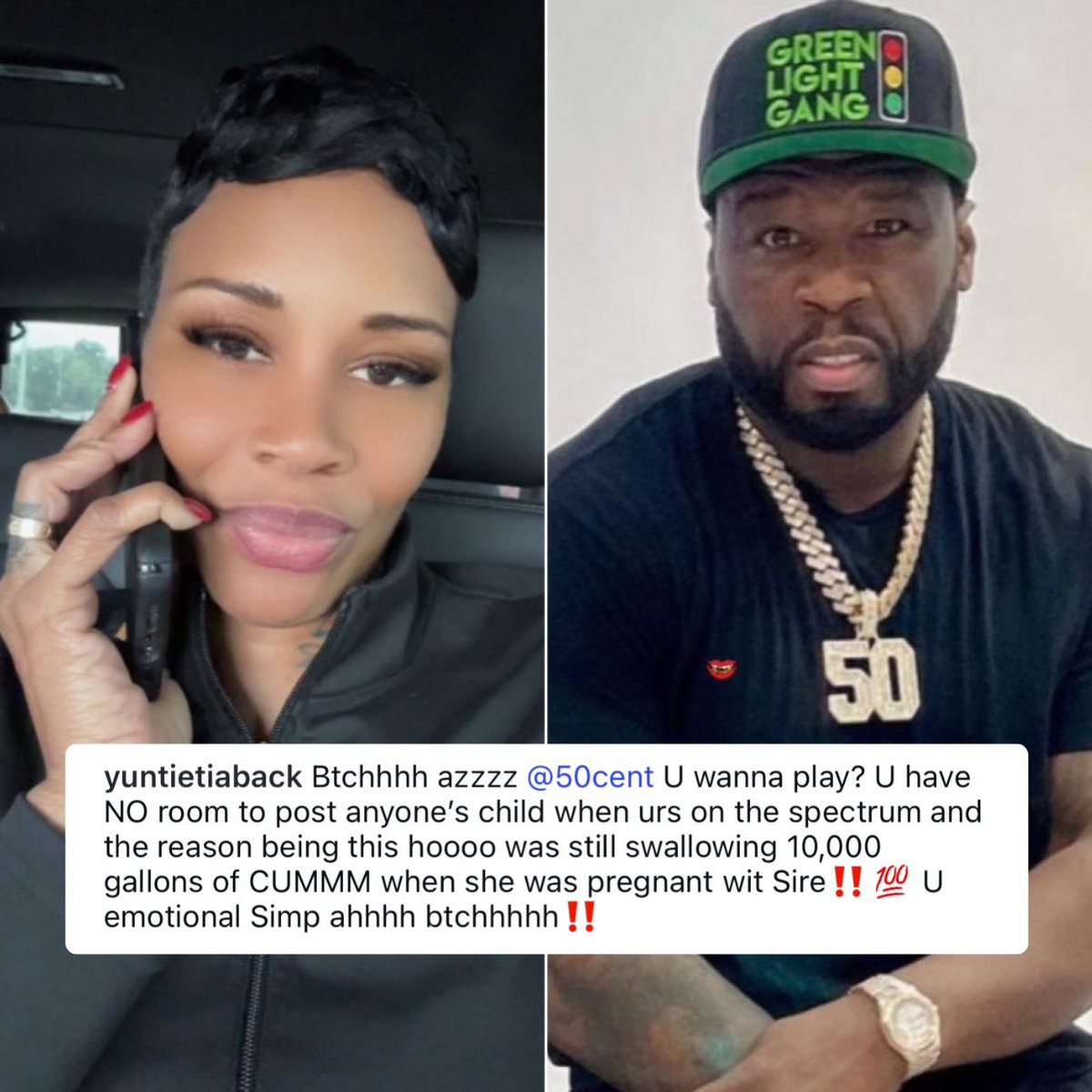 Poetikflakko's tweet photo. Rick Ross’ baby mama Tia Kemp goes off on 50 Cent for trolling their son after he was allegedly pistol-whipped https://t.co/SbpsLGYCvH