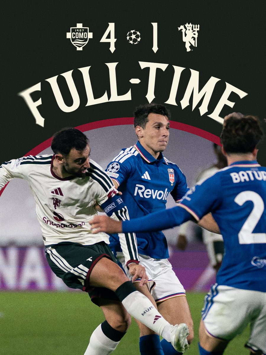 ManUtd's tweet photo. Full-time. https://t.co/hc3LZ9oGrl