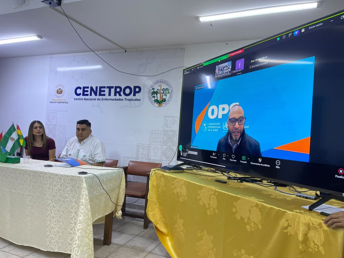 OPSOMSBolivia's tweet photo. Bolivia fortalece su red nacional de laboratorios de entomología médica para generar información oportuna, anticipar riesgos y orientar el control de vectores. 👨‍🔬25 técnicos, 📍17 municipios 🌐6 departamentos. Con apoyo técnico de #OPS y el proyecto #Protect del #BancoMundial. https://t.co/IlsBkAbvwJ