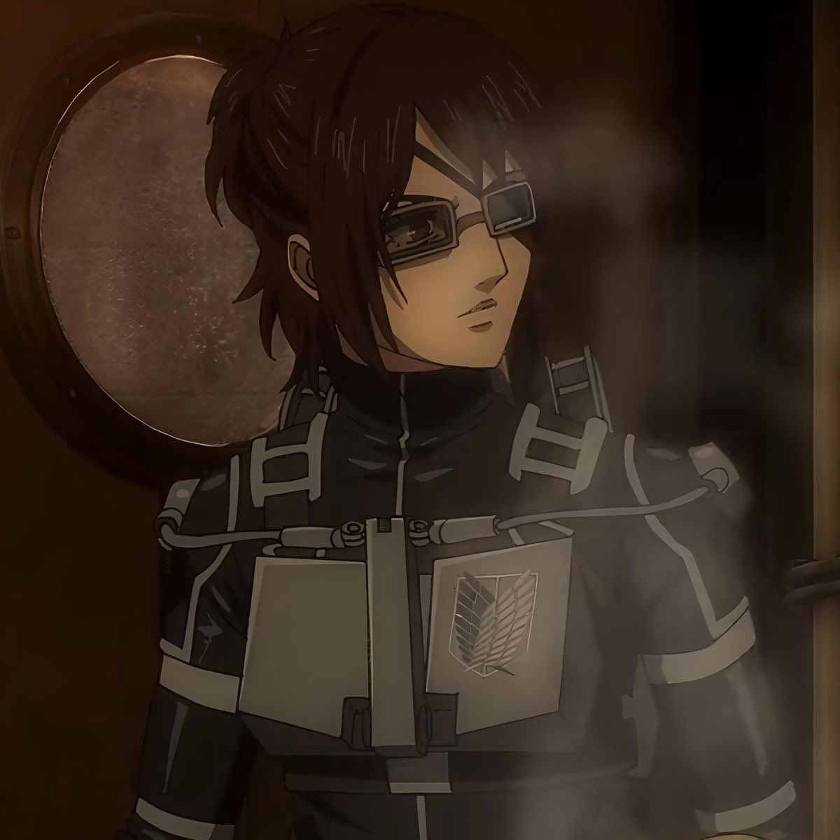 pieckful's tweet photo. something about hange in this outfit https://t.co/LGBvdhRCB8