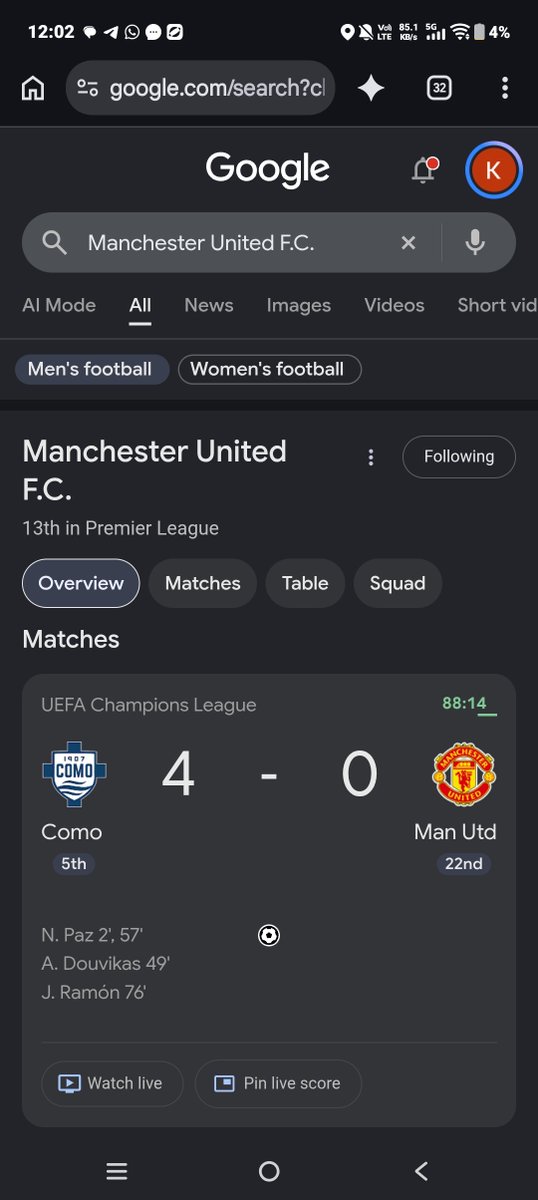 TeamQuantAI's tweet photo. @TeleFootball The only alarming optic is your red cartel favorite man United getting absolutely thrashed 

Analyse this red cartel journalist@oliverbrown_tel https://t.co/okUDxEE8Tc