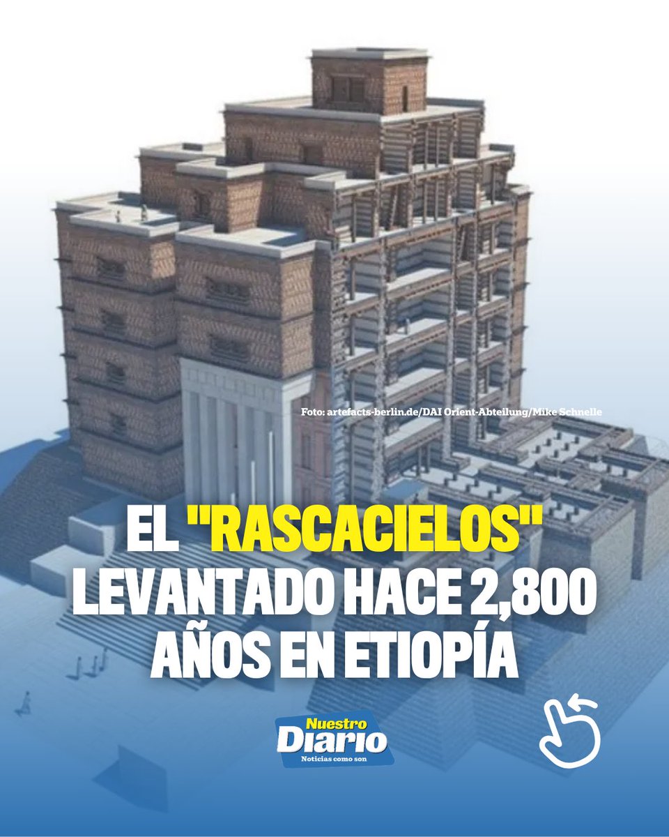 🏛️🌍 EL "RASCACIELOS" LEVANTADO HACE 2,800 AÑOS EN ETIOPÍA 🌍🏛️ El palacio de Grat Be'al Gibri, construido alrededor del año 800 a. C. en Yeha, Etiopía, so…