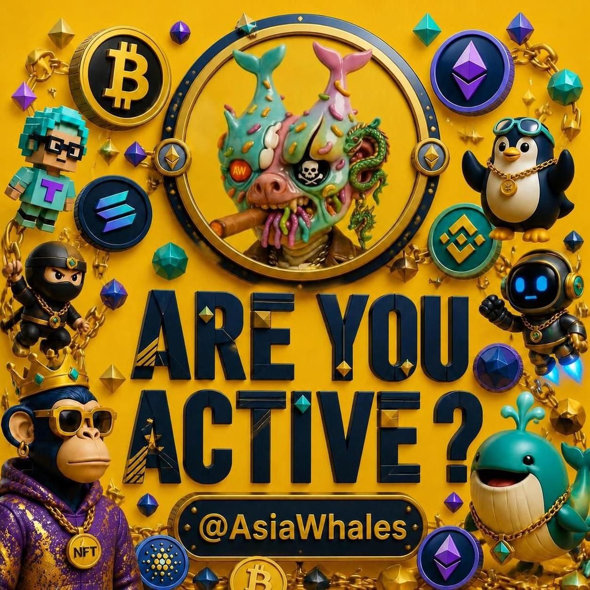 AsiaWhales's tweet photo. CT &amp; X FAMILY 

ARE YOU ACTIVE ? https://t.co/vqUODe0Nbn