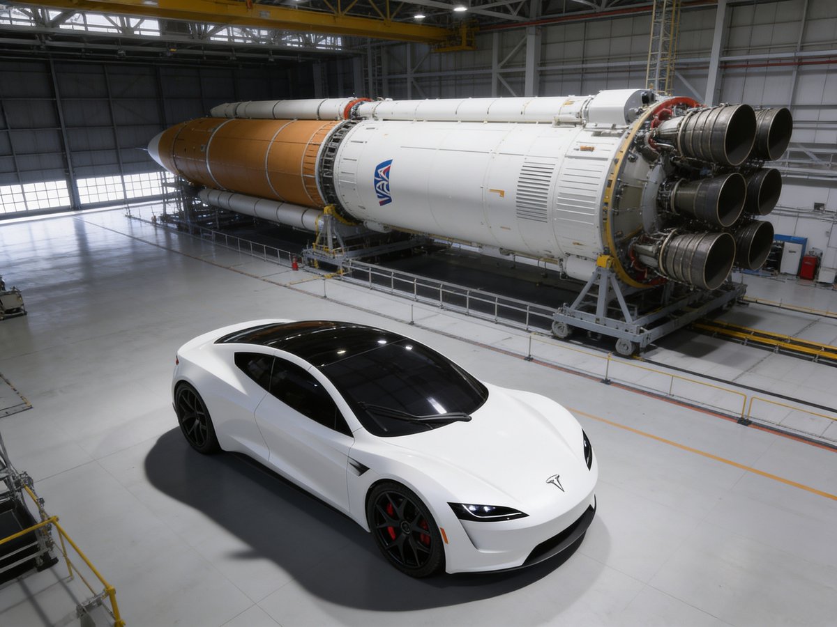 roadstercarpage's tweet photo. borrowed the thruster tech but it still drives home on the 405 https://t.co/eI8ig1MT7F