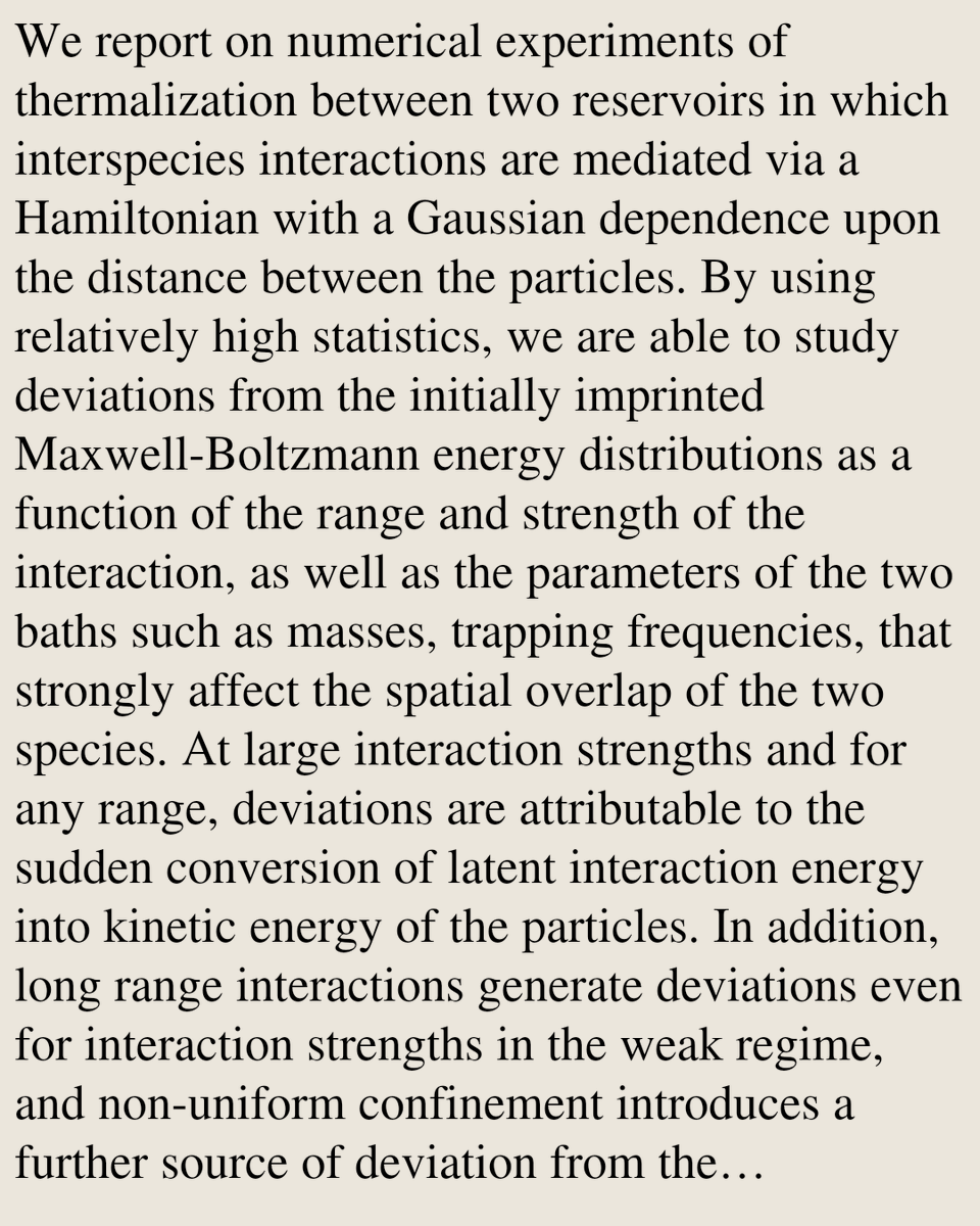 VPHM's tweet photo. Generation of non-Maxwell-Boltzmann energy distributions during thermalization of interacting baths

Roberto Onofrio, …
https://t.co/5qPLXJ46Uw [𝚙𝚑𝚢𝚜𝚒𝚌𝚜.𝚙𝚕𝚊𝚜𝚖-𝚙𝚑 𝚌𝚘𝚗𝚍-𝚖𝚊𝚝.𝚚𝚞𝚊𝚗𝚝-𝚐𝚊𝚜 𝚌𝚘𝚗𝚍-𝚖𝚊𝚝.𝚜𝚝𝚊𝚝-𝚖𝚎𝚌𝚑 𝚙𝚑𝚢𝚜𝚒𝚌𝚜.𝚌𝚘𝚖𝚙-𝚙𝚑] https://t.co/mZCh6ny0uB