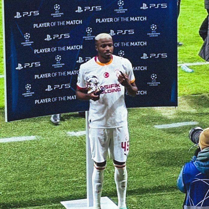 samiyengundem's tweet photo. 🦁 Victor Osimhen, maçın oyuncusu oldu. https://t.co/vDk0rr8m5t