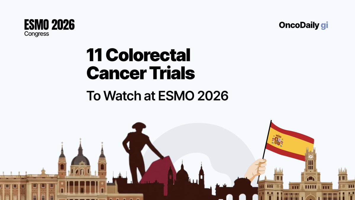 OncoDaily GI ESMO 2026 slide: AZUR-1, IROCAS, EMT2