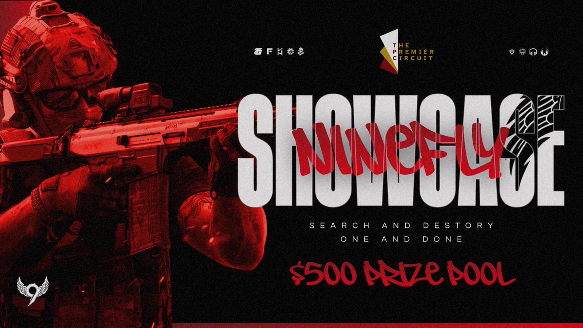 TPCircuit's tweet photo. 🚨 Mw4 Kickoffs are here! 

✅ @NineFlyeSports showcase 

⚔️ 4v4 SnD 1nD 

🗓️ OCT 23rd 7PM ET

🏆 $500 

👇Sign up below https://t.co/C66gIFV98J
