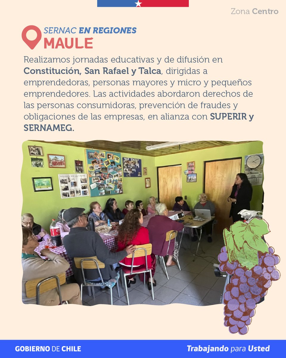 SERNAC's tweet photo. https://t.co/tUJQbw8T38
