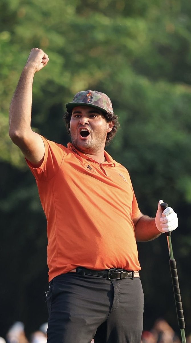 NUCLRGOLF's tweet photo. 🚨📈🇪🇸 #UPDATE — 4-time DP World Tour winner Eugenio Chacarra currently leads the Race to Dubai Rankings and will comfortably lock up his PGA Tour card for the 2027 season. He is now on the verge of achieving a life long goal: “I’ve dreamed about playing on the PGA TOUR since I was a little kid watching golf in Spain…”

After winning in India, Chacarra is now a favorite to win this week on the DPWT at The Genesis Championship in Korea. 

Polymarket $25 ➡️ $190.05

The former #2 top ranked amateur left LIV Golf following the 2024 season, citing his desire to win on the PGA TOUR, and critiqued the league for being only about money. 

Do you think he makes the Ryder Cup team?