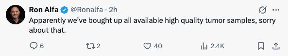christopherbaer's tweet photo. Uh, I hope this doesn't impede cancer researchers in any way. https://t.co/kwh9aQ28yB