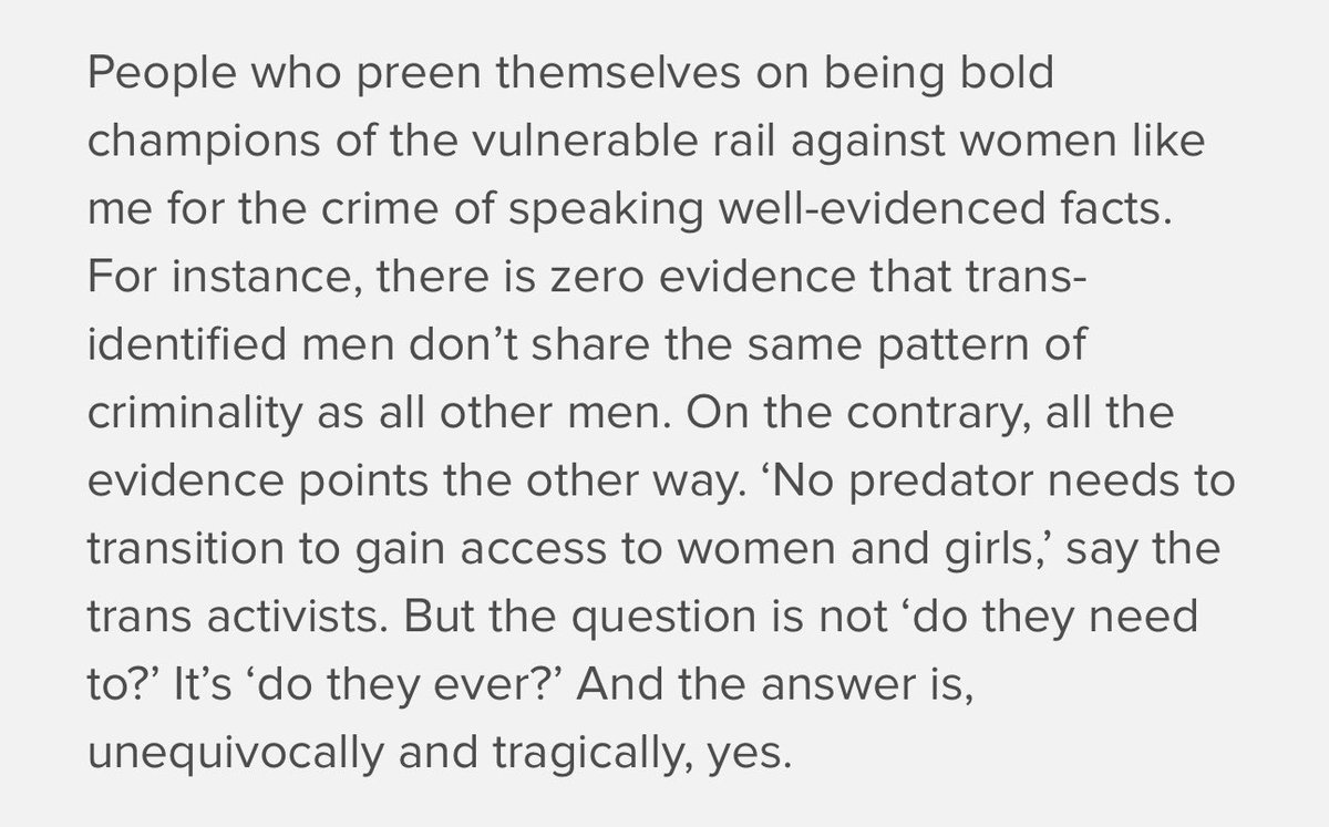 andrewdoyle_com's tweet photo. Just once, I’d love to see trans activists and their supporters answer @jk_rowling’s measured and cogent arguments without misrepresenting them or screaming insults.

They could start by reading her latest piece and addressing what she actually says, rather than what they imagine she is secretly thinking.

Too much to ask?

https://t.co/QkrIpp3XrZ