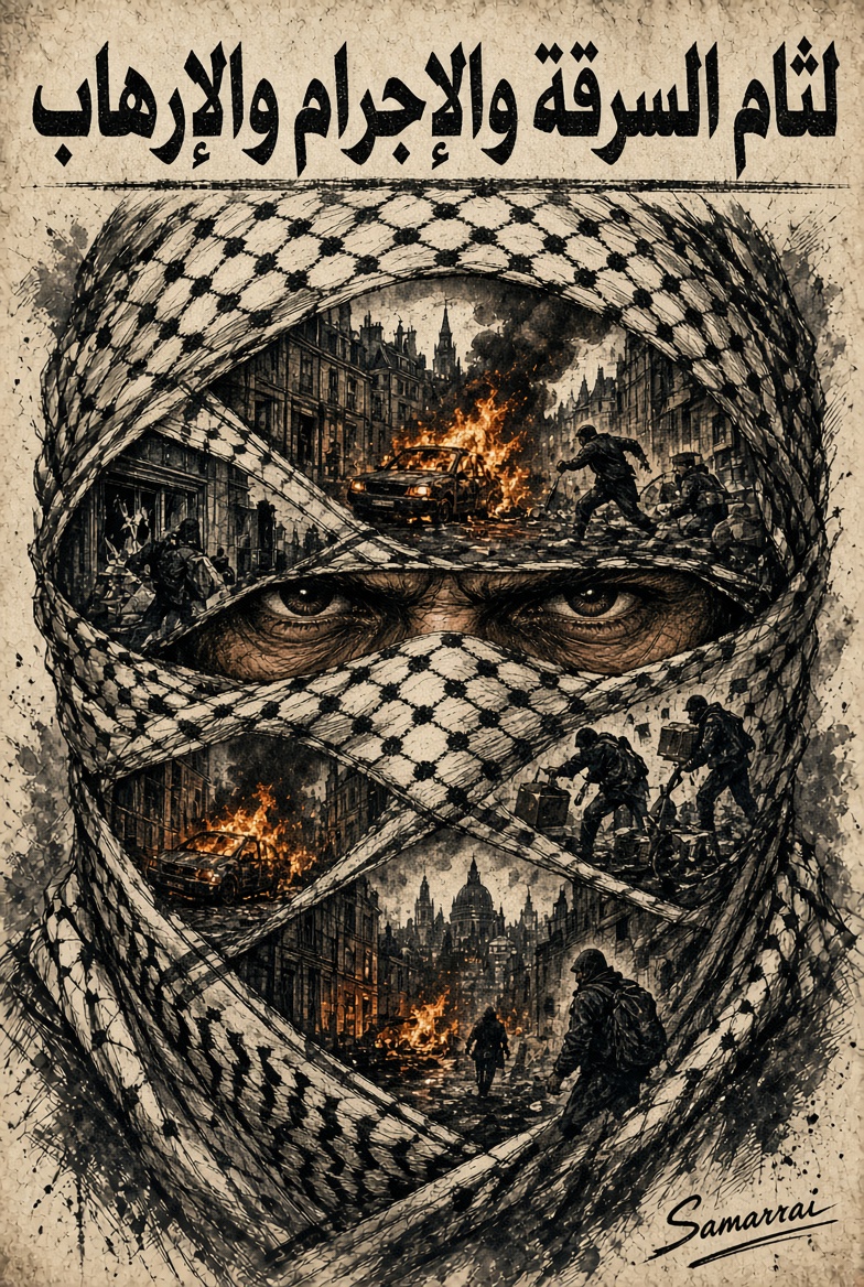 SufianSamarrai's tweet photo. 🛑سيأتي يوم قريبا قريباً جدا سيمنع هذا اللثام منعاً باناً في كل دول العالم بما فيها العربية والمسلمة بسبب حدث مدوي كبير سيغير وجه العالم خلال اسقاط النظام الإيراني الإرهابي وانظمة الشر الداعمة للجهاد 

سيكون حكمه مثل الذي يرفع ويرتدي شارة النازية والفاشية 

وستعيش بعدها كل البشرية بسلام وتعايش وازدهار ولن يتم ابتزاز وقتل البشر وسرقتهم وإرعابهم بهذا اللثام الإجرامي الإرهابي 

وستشارك كل الجيوش واجهزة الامن والمخابرات حول العالم بردع هذه الطغمة الأجرامية الملثمة لان مصالح دولهم وأوطانهم فوق اي اعتبار وقضية ومتاجرة بالدين وفلسطين .